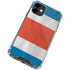 Costa Rican Flag Distressed iPhone 12 Clear Case